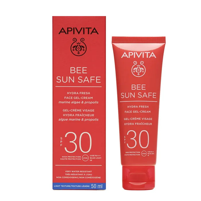 Apivita Bee Sun Safe Gel-Cremé Visage Hydra Fraicheur Spf30