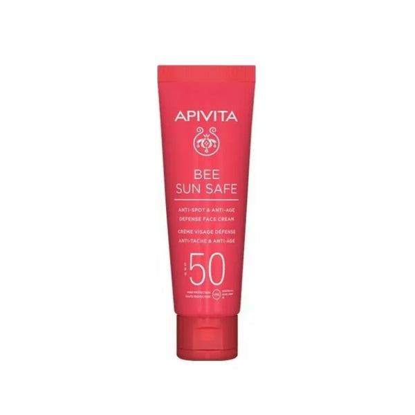 Apivita Bee Sun Safe Anti-Spot & Anti-Age Defense Face Cream SPF50 50ml - Batty Beauty