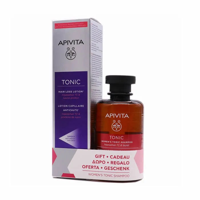 Apivita Lotion Pour La Perte De Cheveux + Shampooing Tonique Femme Coffet 2 Pièces