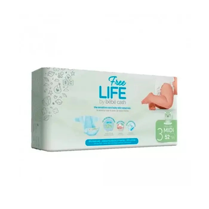 Freelife Couche-culotte Baby Cash 3 4-9Kg 52U