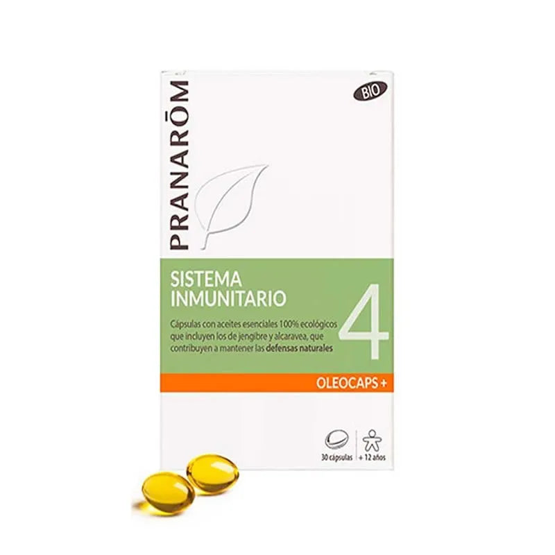 Pranarôm Oleocaps 4 Système Immunitaire 4 Bio 30 Gélules