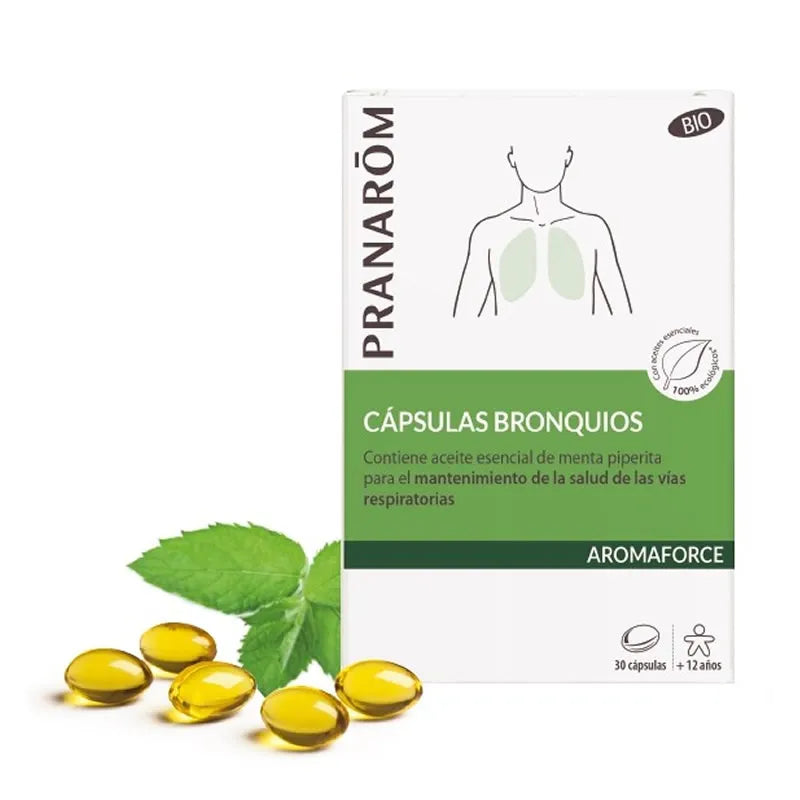Pranarôm Pranarom Aromaforce Bronches Bio 30 Gélules