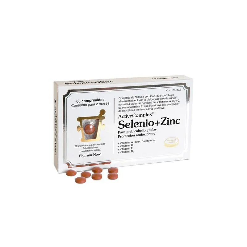 Pharma Nord Sélénium Zinc Activecomplex 60comp