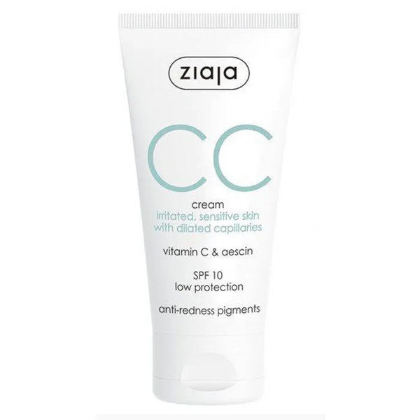 Ziaja Cc Cream Correctora Para Pieles Irritadas y Sensibles 50ml - Batty Beauty