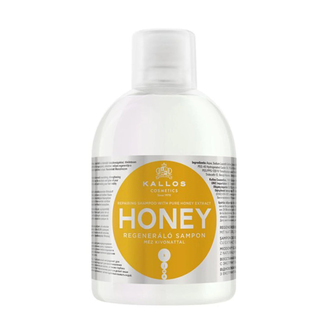 Kallos Cosmetics Kallos Honey Champu Reparador Con Extracto Puro De Miel