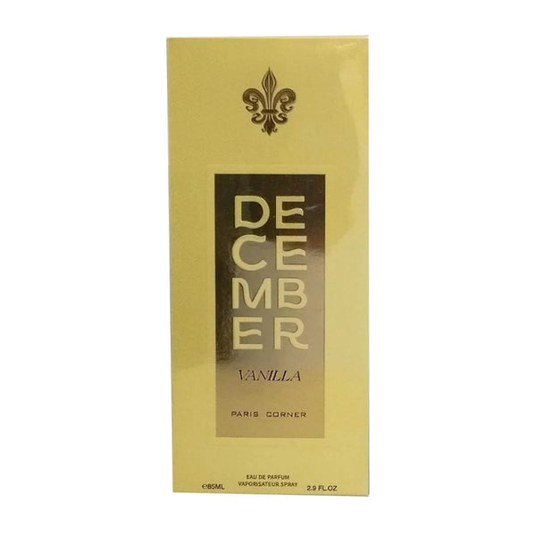 Paris Corner December Vanilla Eau De Parfum 85ml Spray - PARIS CORNER