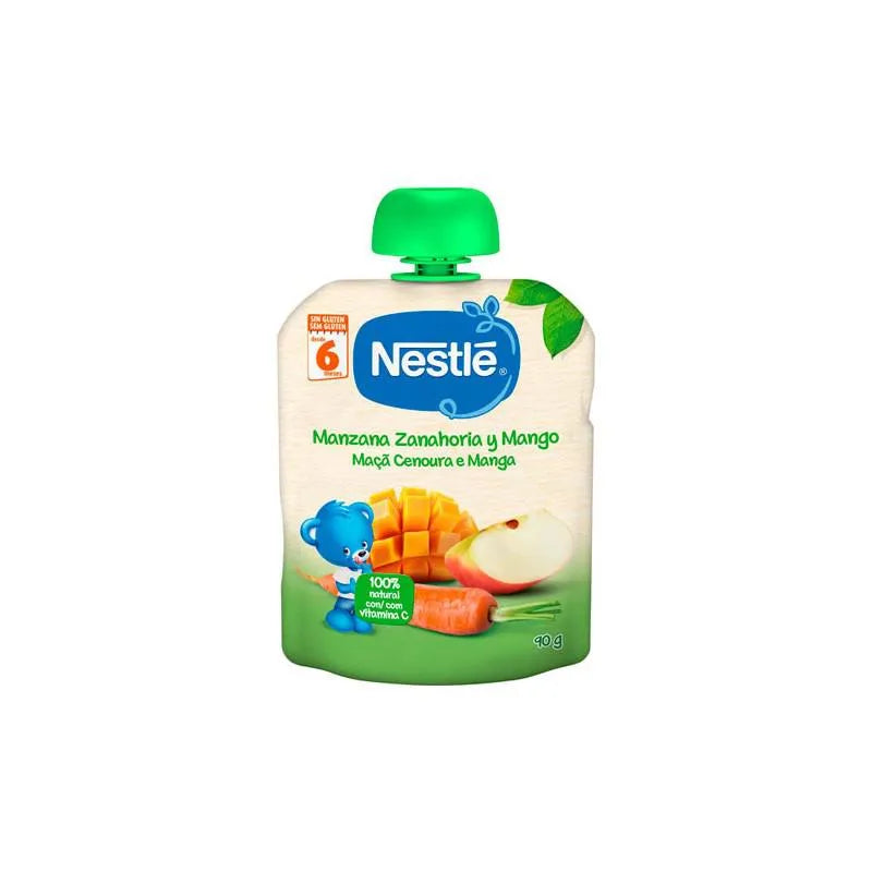 Nestle Naturnes Pomme Carotte Carotte Mangue