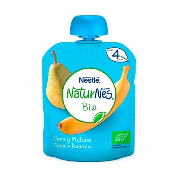 Nestle Nestlé Naturnes Bio Poire Banane Sachet