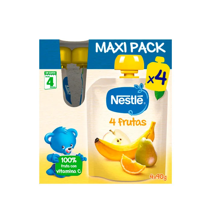 Nestle Sachet de 4 Fruits Maxi Pack