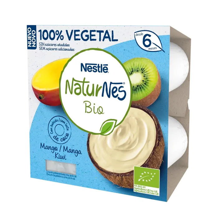 Naturnes Bio Portion de Pomme Ananas Végétalienne