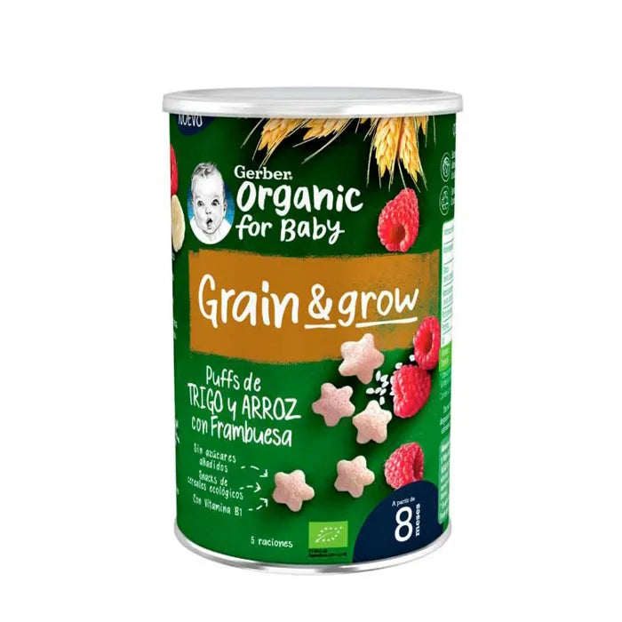 Gerber Snack Organic Céréales et Framboises