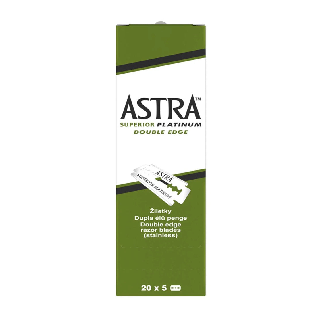 Eurostil Superior Platinum Caja Cuchillas Doble Hoja 20un
