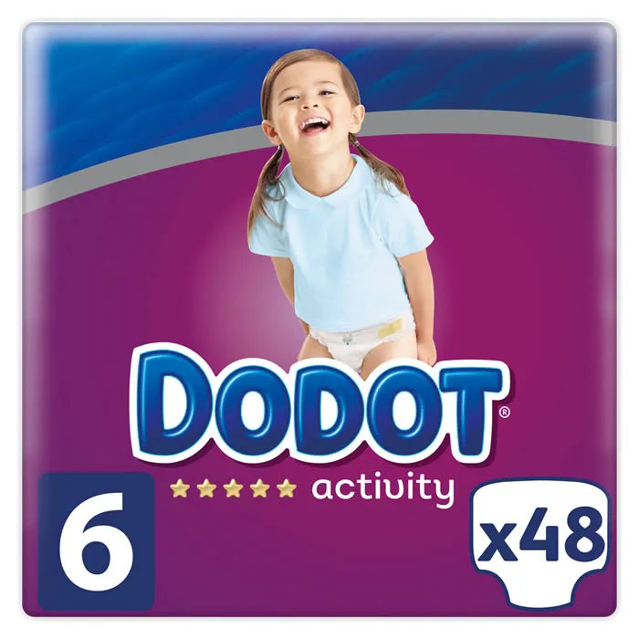 Dodot Protection Plus Activity T-6 48 Unités