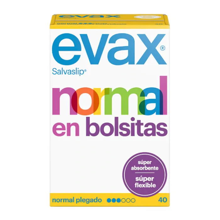 Evax Normal Fresh Protège Slip Petits Sacs 40 Unités