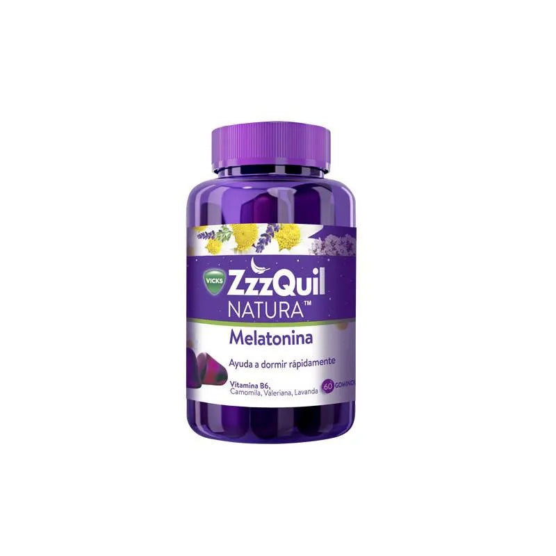 Zzquil Vicks Zzzquil Natura Mélatonine 60 Unités