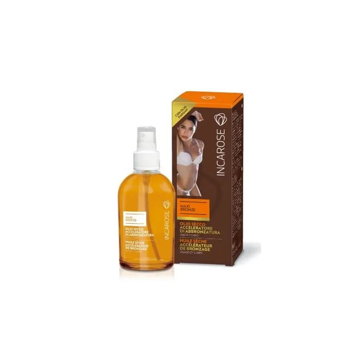 Incarose Huile Sèche Accélerateur De Bronzage