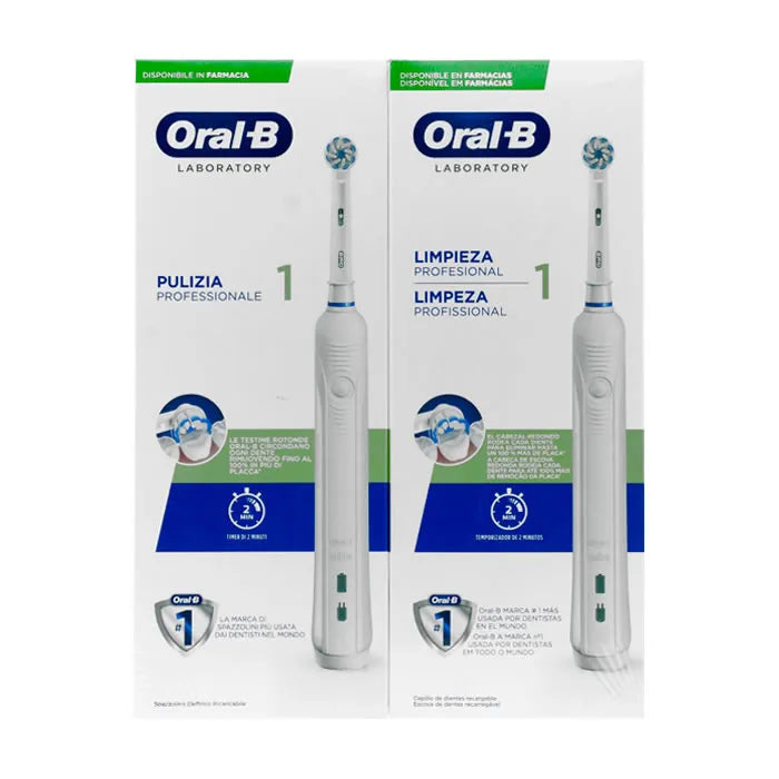 Oral-B Brosse À Dents Électrique Oral-B Professional Clean 1 Pack Duplo