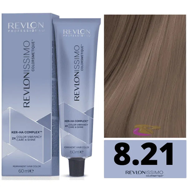 Revlon Revlonissimo Colorsmetique 8,21 Light Blonde Iris Ash 60ml - Batty Beauty