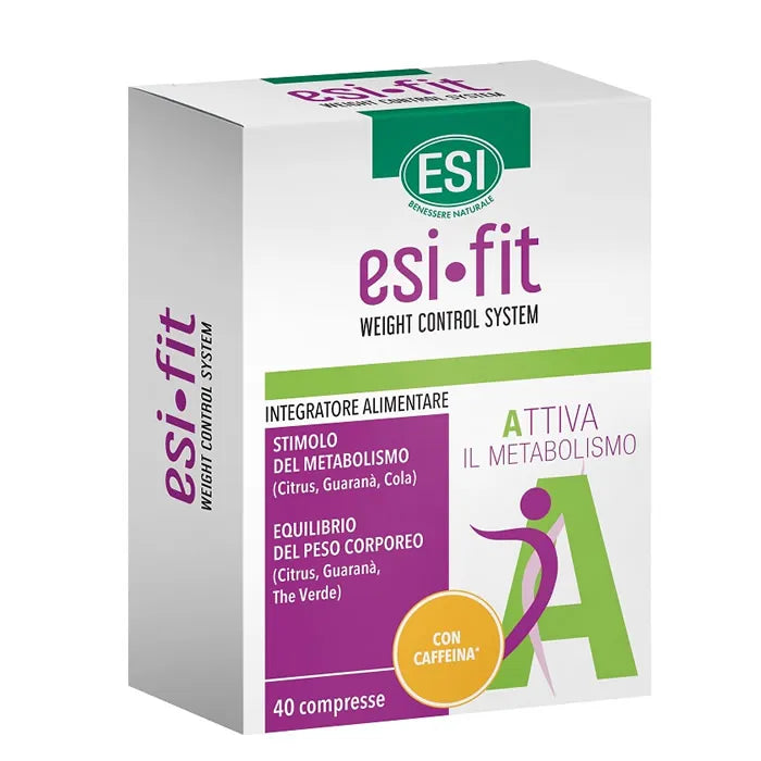 Esi Fit Active le Métabolisme Supplément Alimentaire Avec Caféine 40 Comprimés