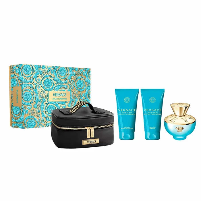 Versace Dylan Torquoise Eau De Toilette Coffret 4 Produits