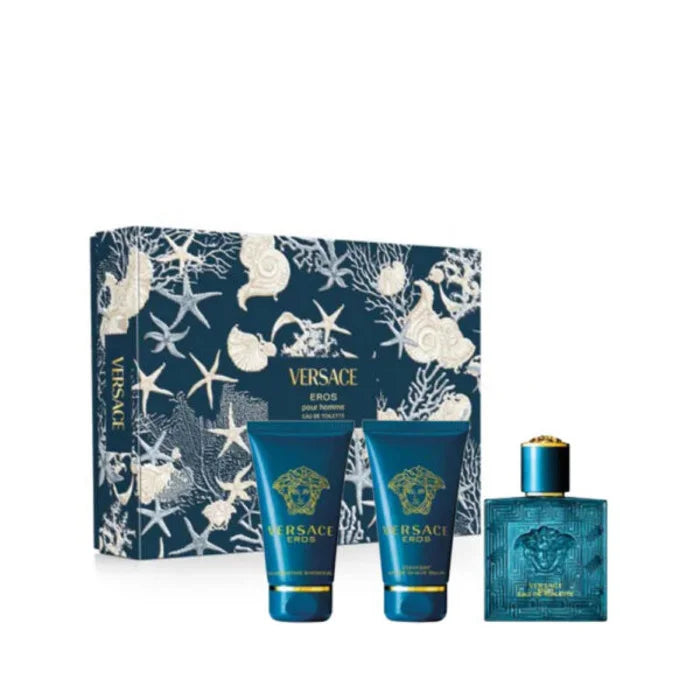 Versace Eros Eau de Toilette Set 3 Pieces