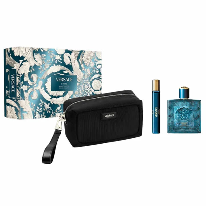 Versace Eros Pour Homme Eau De Toilette Coffret 3 Produits