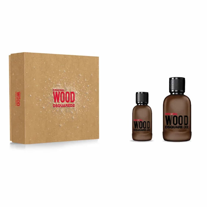 Dsquared2 Original Wood Eau De Parfum Spray 100ml Coffret 2 Produits