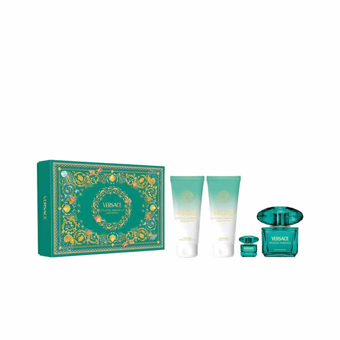 Versace Crystal Emerald Eau De Parfum Coffret 4 Produits