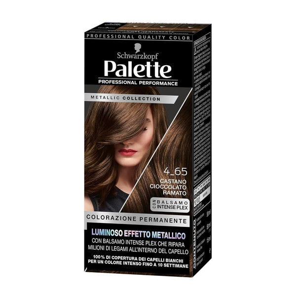 Schwarzkopf Metallic Collection Paleta 4_65 Castaño Chocolate 1un - Batty Beauty
