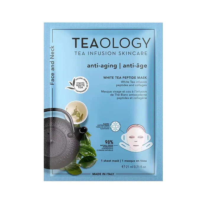 Teaology Masque Lissant Anti-Age Visage & Cou au Thé Blanc