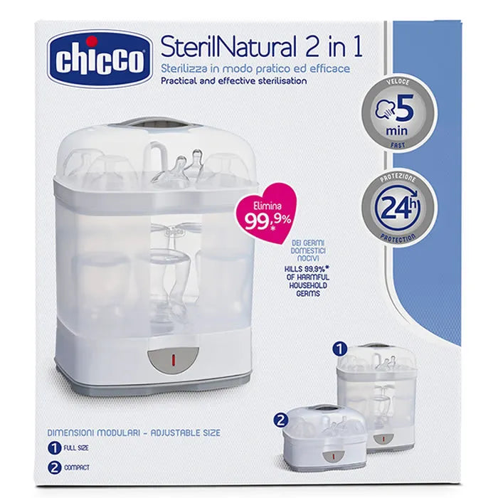 Chicco Stérilisateur Naturel Chicco 2 en 1