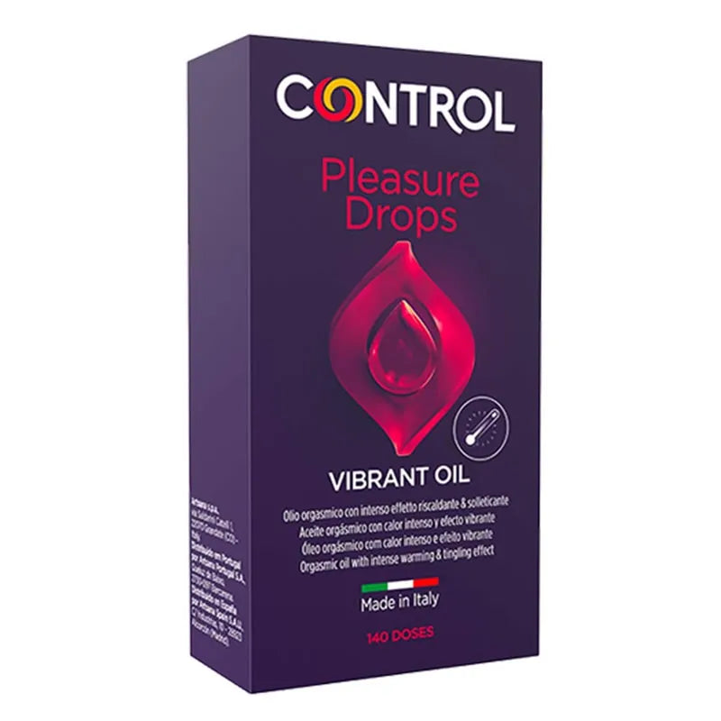 Control Pleasure Drops Huile Vibrante