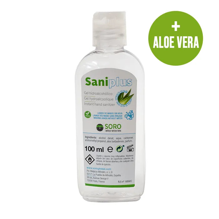 Saniplus Gel Hydroalcoolique Hygiénisant Pour Les Mains à l'aloe vera