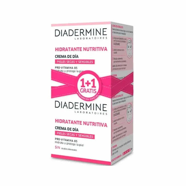 Diadermine Crème De Jour Hydratant Nourrissant 50ml Coffret 2 Produits - DIADERMINE