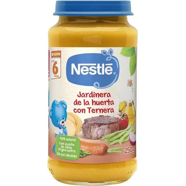 Nestle 2x Nestlé Purée Jardinière De La Huerta Au Veau