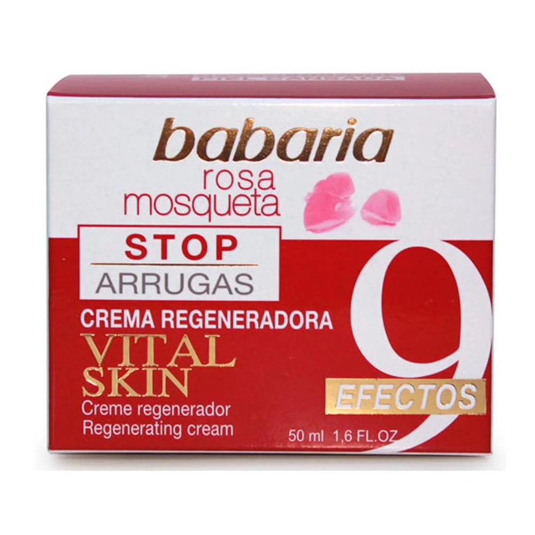 Babaria Rosa Mosqueta Vital Skin Crème Régénératrice Stop Rides