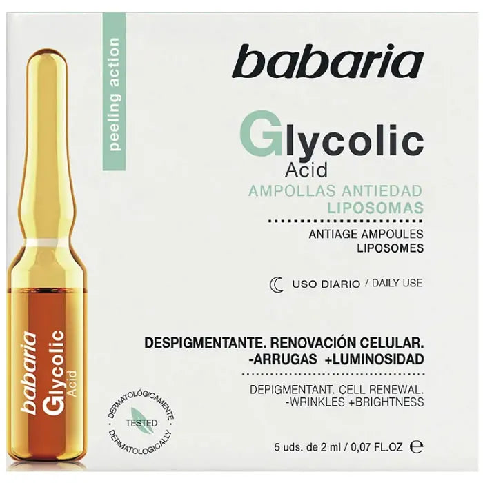 Babaria Glycolic Acid Cell Renewal Ampoules
