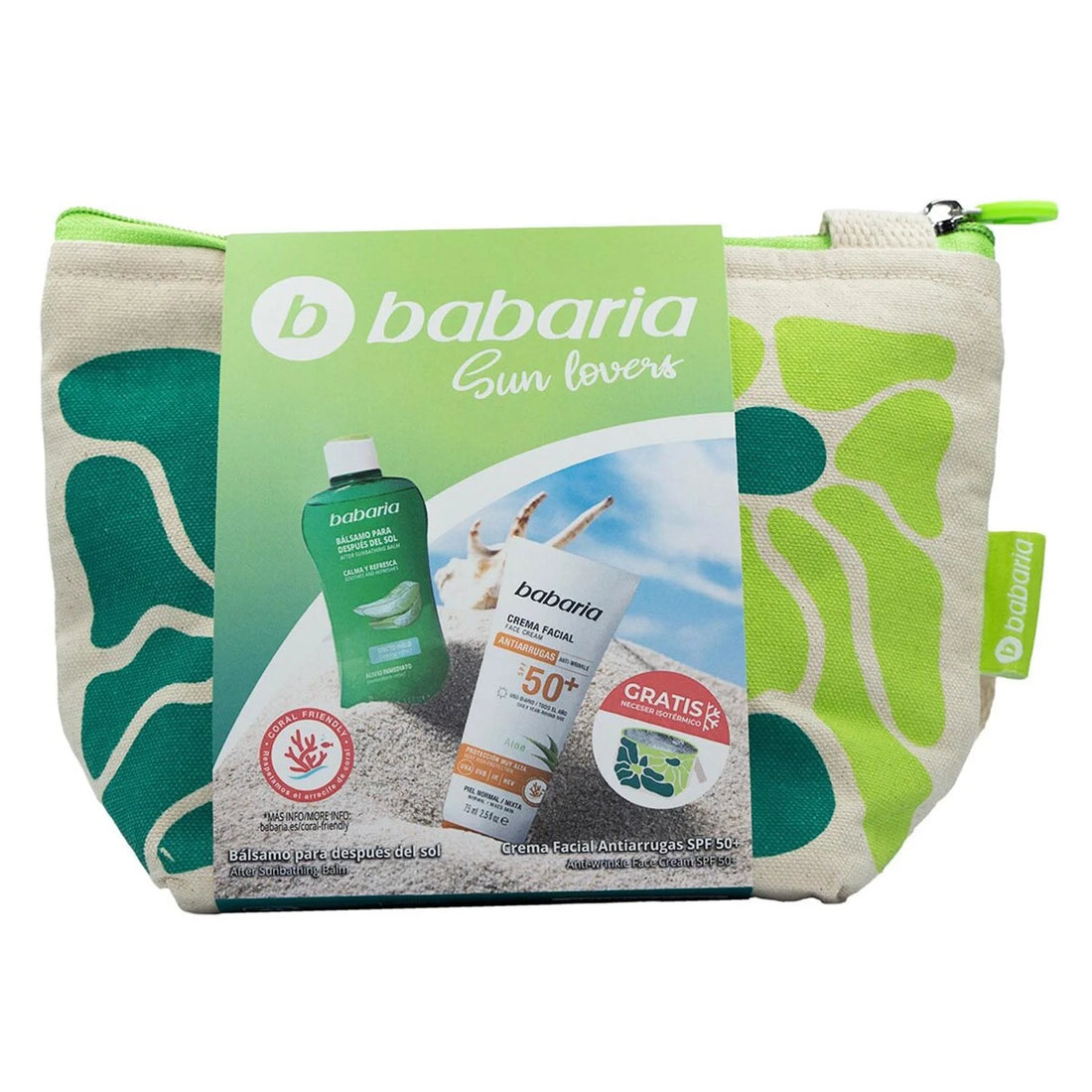 Babaria Protector Crema Facial Spf50 Balsamo After Sun 1u