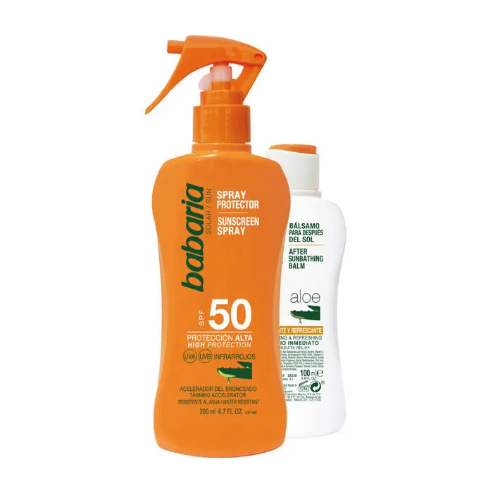 Babaria Protecteur Solaire Spf50 Coffret 2 Produits