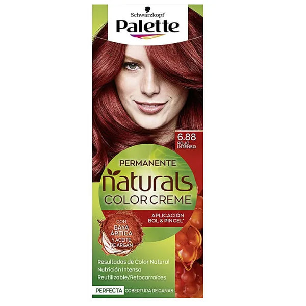 Schwarzkopf Palette Naturals Color Creme 6.88 Intense Red - Batty Beauty