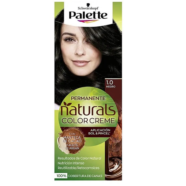 Schwarzkopf Palette Naturals Color Creme 1.0 Black - SCHWARZKOPF