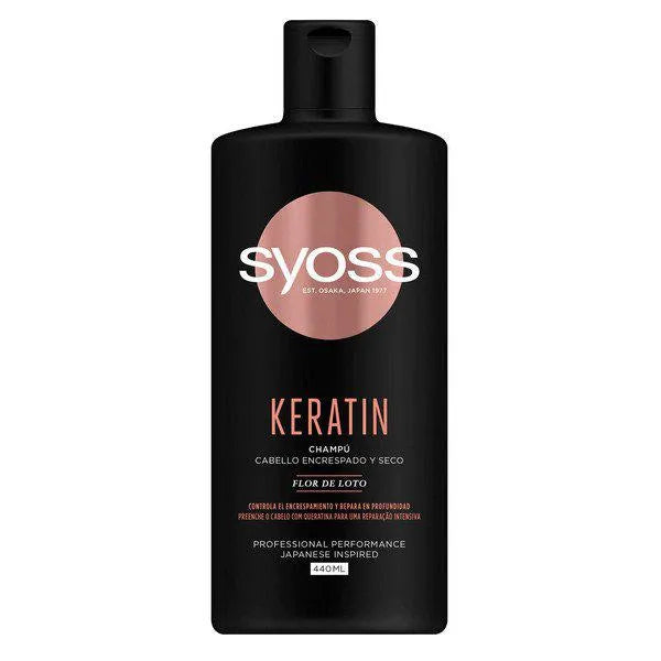 Syoss Keratin Champú Cabello Encrespado y Seco