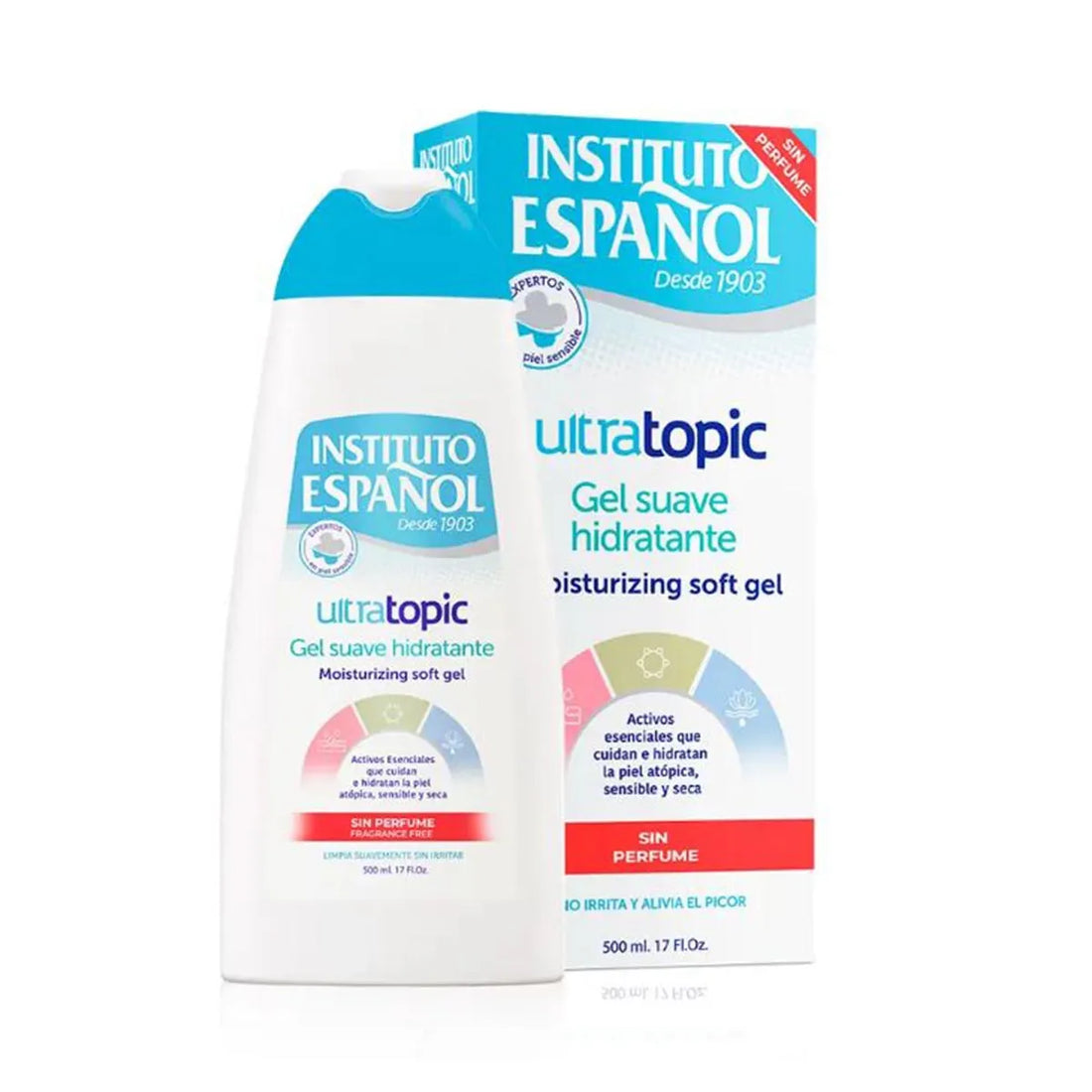 Instituto Español Ultratopic Gel Hidratante Suave Sin Perfume