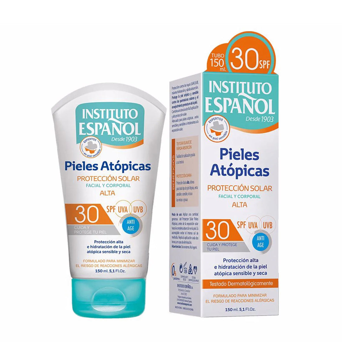 Instituto Español Piel Atópica Protección Solar Facial y Corporal Spf30
