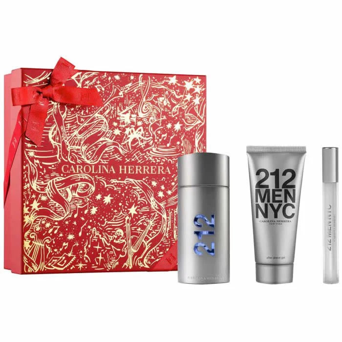 Carolina Herrera 212 Men Eau De Toilette Coffret 3 Produits
