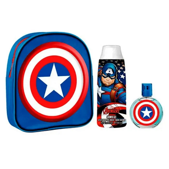Marvel Captain America Eau De Toilette Coffret 3 Produits