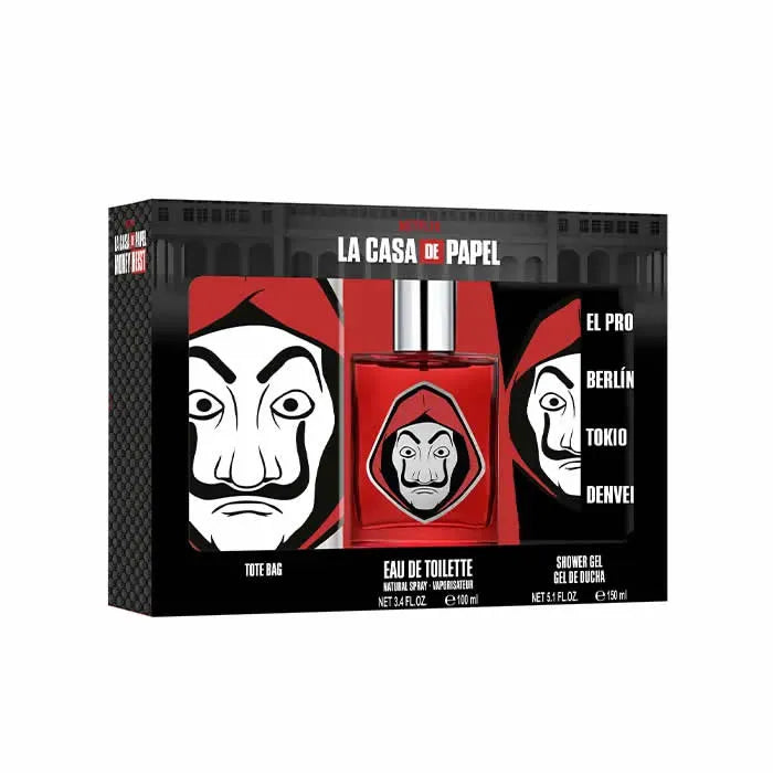 Netflix La Casa De Papel Eau De Toilette Coffret 3 Produits