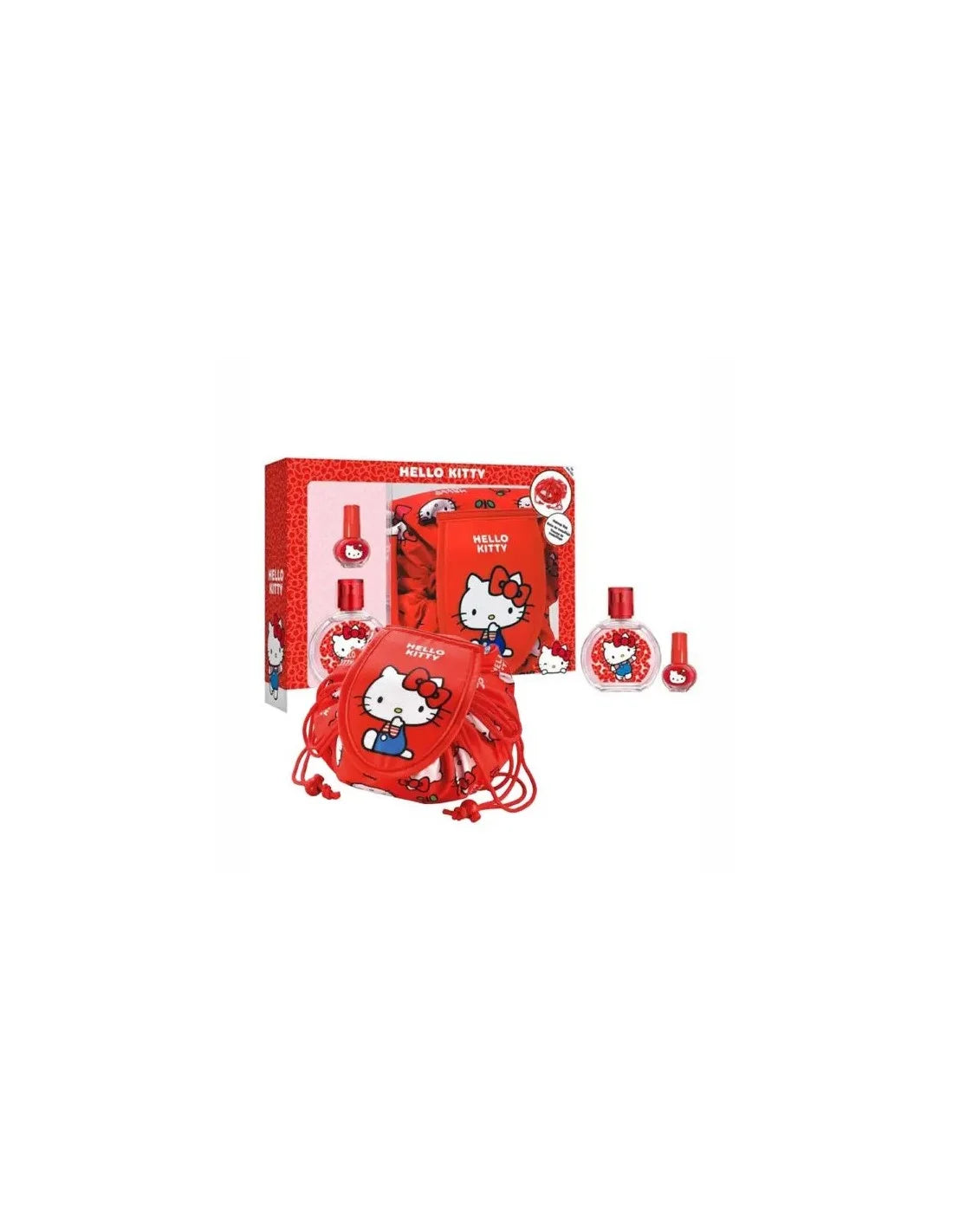 Cartoon Est Hello Kity Bolsa Maquillaje Esmalte U As