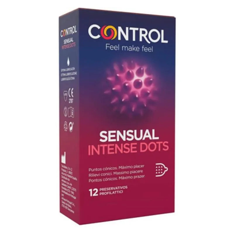 Control Sensual Control Intense Dots 12 Préservatifs