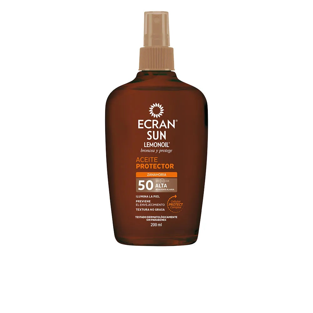 Ecran Sun Lemonoil Huile Solaire Spf50